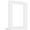 JUNOMI® Set da 2 Passepartout 50x70 cm Dimensioni Esterne - per Formato Immagine 40x60 cm - Spessore 1,5 mm - Colore Bianco Puro