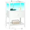 EDISHINE Lampade da Comodino Touch Set di 2, con Porta di Ricarica USB-A e USB-C, Lampadina LED