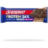 Enervit - Box 25 Barrette Proteiche Enervit 26% Crispy Dark Choco - High Protein, Senza Glutine, Gusto Fondente Croccant