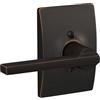 SCHLAGE F170LAT716CEN Century Collection Latitude Leva Decorativa, Bronzo Antico