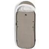 Stokke Coprigambe Stokke YOYO, Taupe - Fodera in Sherpa, Cappuccio in Pile con coulisse, Doppia Imbottitura - Lavabile in Lavatrice a 30°C - Include Borsa Piccola