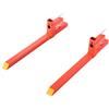 VEVOR Forche per Pallet con Morsetto da 907 kg Lunghezza Totale 109 cm, Forche per Trattore ad Attacco Rapido per Impieghi Gravosi, Compatibili con Accessori per Trattori, Benna Caricatrice