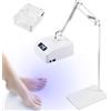 Ysislybin Lampada per Unghie, Lampada UV LED Unghie da 48 W con 22 Sfere Asciugatrice UV Professionale per Smalto Gel con Sensore Automatico e Display LCD per Manicure per Casa e Centri Estetici