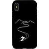 Skifahrer Skifahren und Skitour Ski Gesc Sciatore Freerider per sci o sci alpinismo Custodia per iPhone X/XS