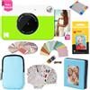 KODAK Printomatic fotocamera a stampa istantanea + custodia morbida + carta fotografica Zink 2x3 20pz + album + adesivo + cornici per adesivi + cornici sospese + pennarelli - Verde
