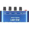 Dpofirs Mini Mix 4 Canali Stereo Line Mixer, Mini Stereo Mixer 4 in 1 Uscita Regolazione del Volume Amplificatore Selettore da 3,5 Mm per PC Laptop Cuffie