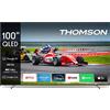 THOMSON 100QG7S14 TV QLED, SMART TV, 100 ", Processore CA75x2&1.3GHz + CA55x2&1.15GHz, Nero, Classe F