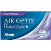 Air Optix Plus HydraGlyde Multifocal Lenti a Contatto Mensili, 6 Lenti, BC 8.6 mm, DIA 14.2 mm, ADD MED, -10 Diopt