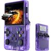 Genzo Console retrò portatile R36S con 15000 giochi - Mini console portatile con giochi per PS1, PSP, N64, NDS, SuperN, GameB, GBA, NeoG, ecc. Schermo HD IPS da 3,5 640 x 480 - Quad Core 1,6 GHz e RAM 1 GB