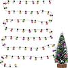 YUNSTK Accessori per casa delle bambole, 2 m, catena di luci a forma di gnomo, in miniatura, accessori per Natale, gnomo, decorazione natalizia, decorazione per casa delle bambole, mobili in plastica