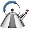 Alessi 9093 Bollitore in acciaio Inox-Azzurro