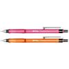 rOtring Visuclick - Set di matite meccaniche - 2 colori (arancione, rosa) - 0,7 mm 2B matite ricaricabili automatiche per disegno, scrittura, scuola e ufficio