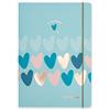 Matilda MOO - Taccuino Oro Rosa - A5 a Righe - Blu