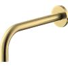 Vema Rubinetterie - OTAGO bocca erogazione a parete per lavabo 207mm [oro spazzolato] - V17055
