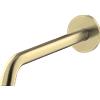 Vema Rubinetterie - OTAGO bocca erogazione a parete per lavabo 233mm [oro spazzolato] - V17056