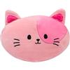 Cartomania cuscino sagomato feel at home, Tema Gattino, Rosa, Morbido e peloso, Imbottito, Decorativo, Per bambini e adulti, Idea regalo compleanno e Natale