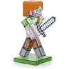 Swarovski Minecraft Alex, Soggetto Decorativo con 426 Sfaccettature di Cristalli Raffigurante il Personaggio di Alex di Minecraft, Oggetto da Collezionare, 8,8 x 6,6 x 4,3 cm