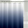 Americanflat Tenda da doccia 180 x 188 cm, 100% poliestere, impermeabile, con occhielli in metallo e 12 anelli per tenda da doccia, tende da doccia sfumate per bagno