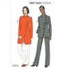 Vogue Patterns Giacca e Pantaloni da Donna, in Tessuto, Multicolore, Taglia 46-54