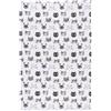 Danica Jubilee Now Designs Cotton Kitchen Towel, Cats Meow Print Asciugamani da Cucina in Cotone, Stampa Gatti Miao, 1 EA