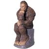 BELLA HAUS DESIGN Bigfoot - Statua decorativa da giardino, Yeti, scultura sasquatch per patio, terrazza, ufficio, esterni, in resina colorata (20,3 cm)