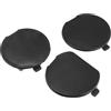 A ABSOPRO Tappo Copri Gancio Traino Auto Anteriore Posteriore Paraurti Traino Gancio Coperchio Cappuccio per Mazda 3-3pz Nero