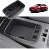 GAFAT Compatibile con Alfa Romeo Junior 2025 2026 Vano Portaoggetti per Console Centrale, Romeo Junior Ibrida Organizer per Braccioli, Per Coniare e Carte, Con Tappetini Gommα, Accessori Romeo Junior