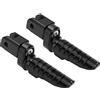 OUKENS Pedane Anteriori, Pedale Pedane Moto in Lega di Alluminio Pezzo di Ricambio per MV AGUSTA Brutale 800 RR RR SCS ROSSO(Nero)