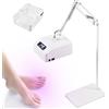 Ysislybin Lampada per Unghie, Lampada UV LED Unghie da 48 W con 22 Sfere Asciugatrice UV Professionale per Smalto Gel con Sensore Automatico e Display LCD per Manicure per Casa e Centri Estetici