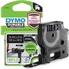 DYMO D1 etichette durevoli originali | 12 mm x 3 mm | stampa bianca su nero | etichette autoadesive che durano sulle superfici impegnative | per etichettatrice LabelManager | 1 Pezzo