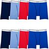 Fruit of the Loom Lightweight Active Cotton Blend Underwear & Undershirts Corti, Boxer da Uomo, Confezione da 8, Colori Assortiti, L (Pacco da 8)