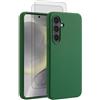 EVETANE Cover Galaxy S24 e 2 schermi di protezione - Silicone - Verde - refurbished