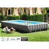 INTEX Piscina fuoriterra Intex 26374 PLUS Ultra XTR ultraframe rettangolare misura 975 x 488 x 132 con pompa