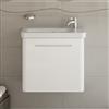 KAMALU Mobiletto bagno 60 cm profondità ridotta colore bianco | LAC-IRIS-60-B