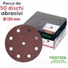 Festool 50pz disco carta abrasiva RUBIN 2 velcro 8 fori Ø 125mm - Festool®