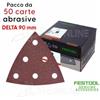 Festool 50pz carta abrasiva RUBIN velcro Delta 90 mm - Festool®