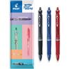 PILOT Acroball - Confezione da 3 penne a sfera retraibili - Gamma Begreen 79% riciclato - Punta media da 1,0 mm - Ideale per scrittura, scuola, casa, revisione, ufficio (misto)