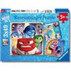 Ravensburger - Puzzles Inside out 1 Confezioni da 3 | Puzzle Bambini 5 Anni O più | Regalo Bimba 5 Anni 3 X 49 Pezzi | Puzzle Bambini 21 X 21 Cm | Puzzles Perfetti