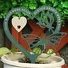 Besoamo Sympathy Gift Heart-Shaped Butterfly Plaque Stake, in Memory of Loved One, Memorial Gift for Loss of Mother, Bereavement/Condolences/Grief Gifts for Grave/Funeral/Garden Decor, Waterproof