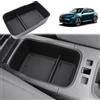 GAFAT Compatibile con Alfa Romeo Junior 2025 2026 Vano Portaoggetti per Console Centrale, Romeo Junior Ibrida Organizer Portaoggetti per Braccioli, Con Tappetini Gommα, Accessori Romeo Junior