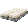 seit 1744 müller KERZEN Müller Candele Decorative - Set di 24 Candele Avorio - 48 x 62 mm - Durata 10 Ore - Cero Antigoccia - Moccolo Non Profumato - Qualità RAL