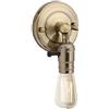 Zerodis Portalampada vintage, E27 Retro Edison con interruttore per uso domestico e decorazione 220V argento