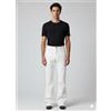 Fatto a mano Pantalone uomo pelle casual ufficio pelle di agnello puro vero biker elegante...