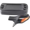 Demeras Accordatore digitale LCD e metronomo portatile 2 in 1 con clip e display LED colorato per chitarra, basso, violino, ukulele e controller musicali.