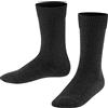 FALKE Comfort Wool K So lana tinta unita 1 paio, Calzini Unisex - Bambini, Grigio Anthracite Melange 3080, 19-22