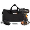 WORX WX100 Avvitatore a batteria 20 V - potente avvitatore a batteria per forare e avvitare - 20 + 1 livello di coppia fino a 30 Nm - velocità variabile