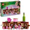 LEGO Wicked Il Dormitorio di Glinda ed Elphaba - Giocattolo da Esposizione con 2 Mini Bamboline e Accessori, tra cui Bacchette e Baule - Regalo per Bambine da 8 Anni in su Fan del Film - 75683