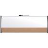 Nobo Rexel Nobo Piccola Lavagna Magnetica con Bacheca in Sughero e Cornice ad Arco, Montabile a Parete in Orientamento Verticale o Orizzontale, per Casa/Ufficio, 585 mm x 430 mm