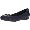 Anne Klein Umeko Ballet Flat, Ballerine Donna, Tessuto Multicolore Blu Navy, 41.5 EU