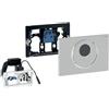 Geberit Placca Geberit Sigma10 Round Spazzolato / Lucidato - Comando Wc Elettronico | 115.856.SN.6 Acciaio Spazzolato